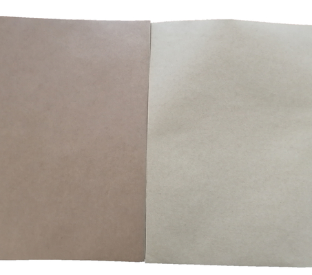 80GSM Kraft Paper with 60G White Glassine Liner Hot Melt Glue Normal Stickers