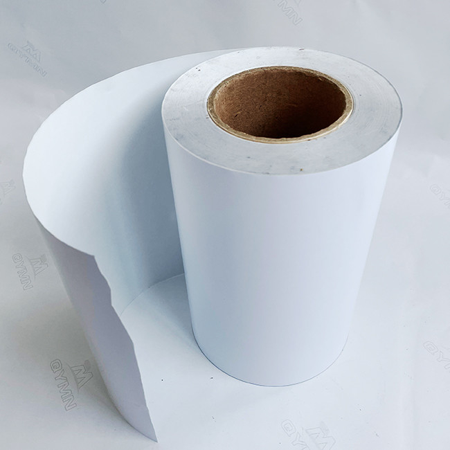 Lower Temperature Use Aluminum Coated Art Paper Tire Label Self Adhesivewith White Glassine Liner
