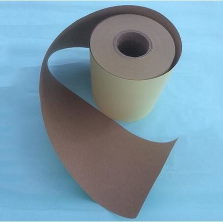 80GSM Kraft Paper with 60G White Glassine Liner Hot Melt Glue Normal Stickers