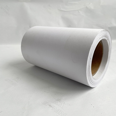 62G White Glassine Liner Adhesive Labels with 75um Synthetic Paper Hot Melt Glue